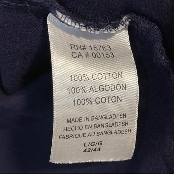 NHL Buffalo Sabres Navy Yellow Soft Cotton LS Tshirt L - Picture 3 of 4